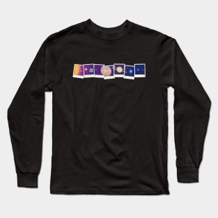 Space Polaroids Long Sleeve T-Shirt